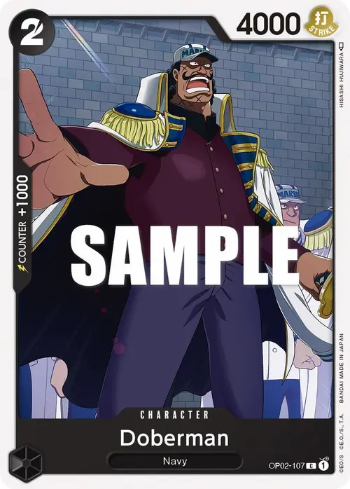 Doberman card art