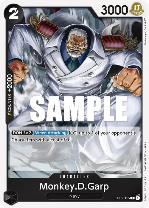 Monkey.D.Garp (115) card art