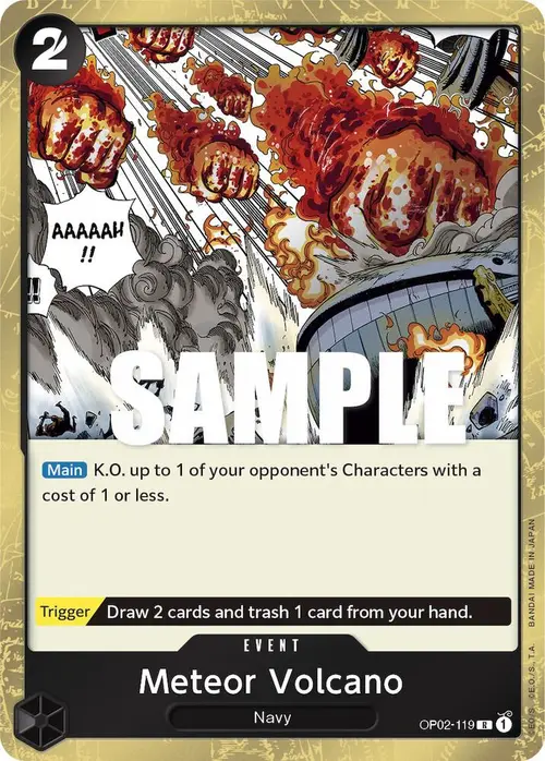 Meteor Volcano card art