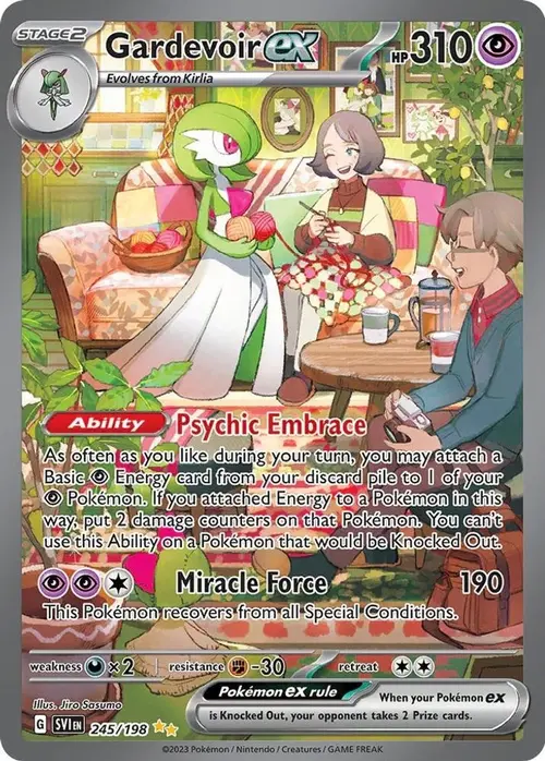 Gardevoir ex - 245/198 card art