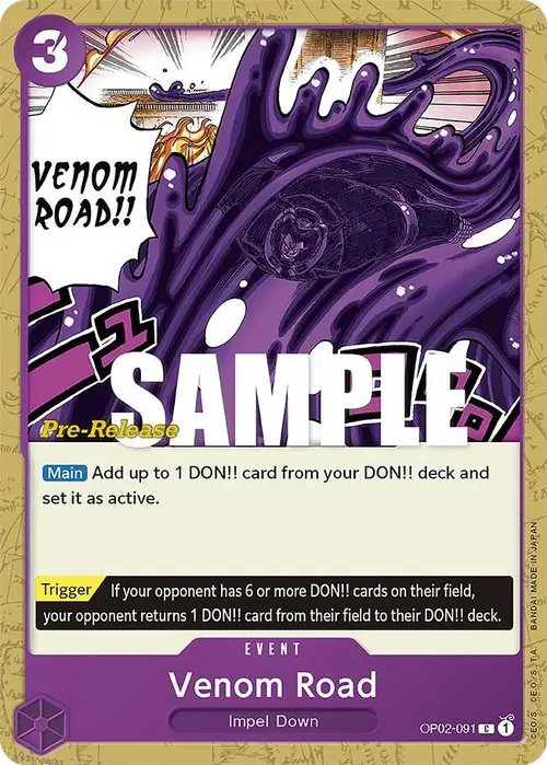 Venom Road card art