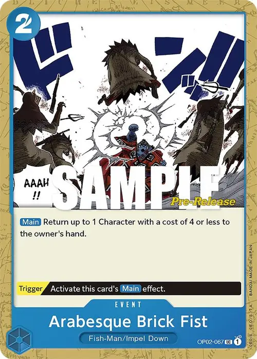 Arabesque Brick Fist card art