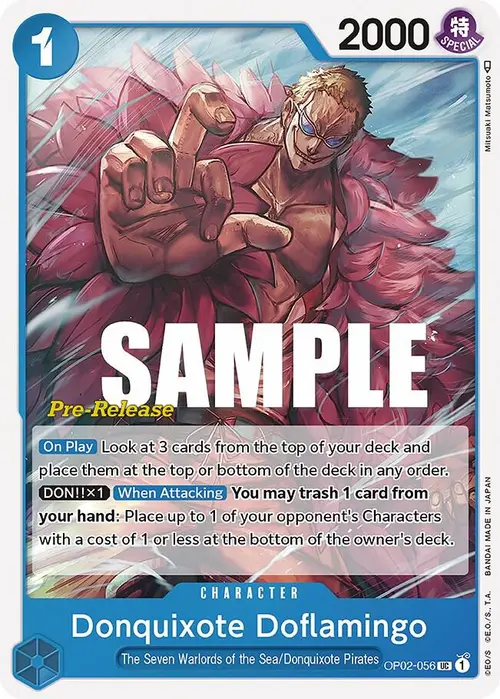 Donquixote Doflamingo card art