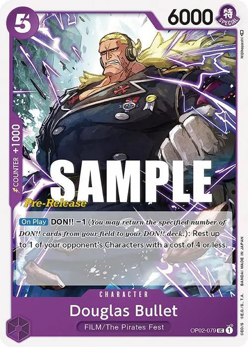 Douglas Bullet card art