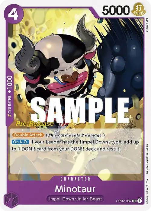 Minotaur card art