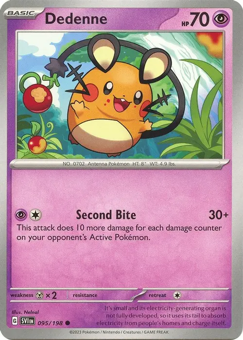 Dedenne - 095/198 card art