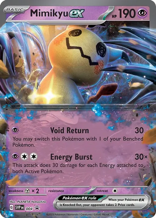 Mimikyu ex - 004 card art