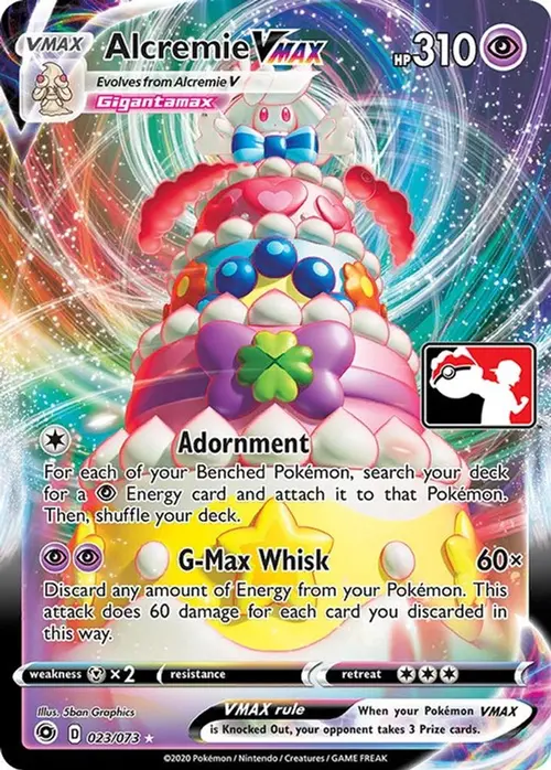 Alcremie VMAX - 023/073 card art