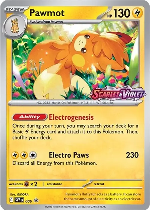 Pawmot - 006 (Prerelease) card art