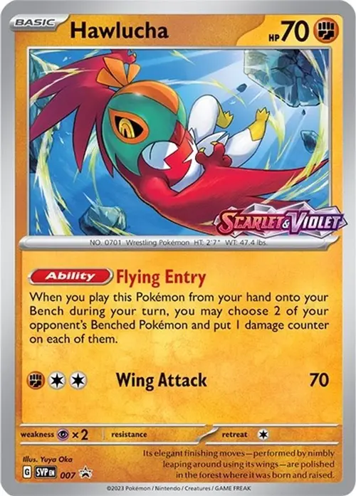 Hawlucha - 007 (Prerelease) card art