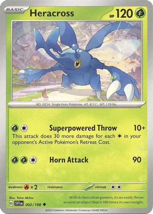 Heracross card art