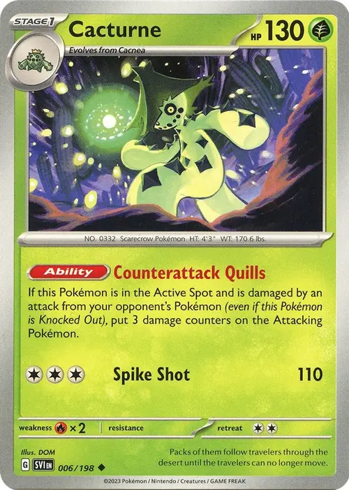 Cacturne - 006/198 card art