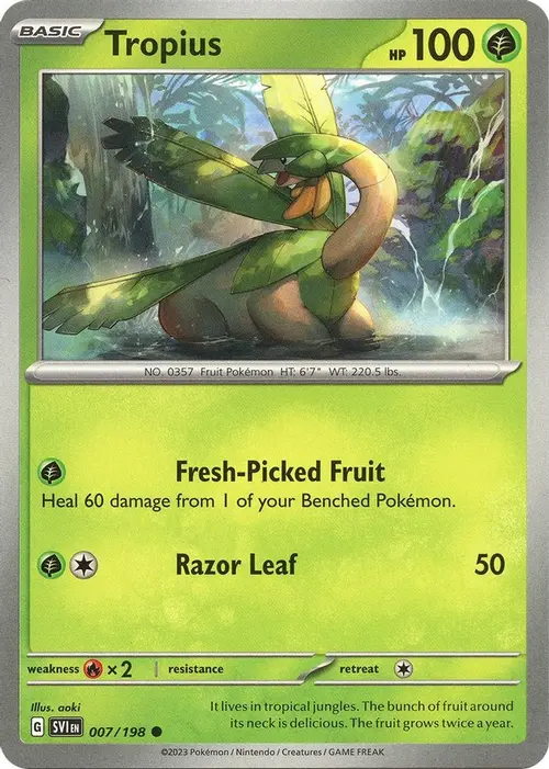 Tropius card art