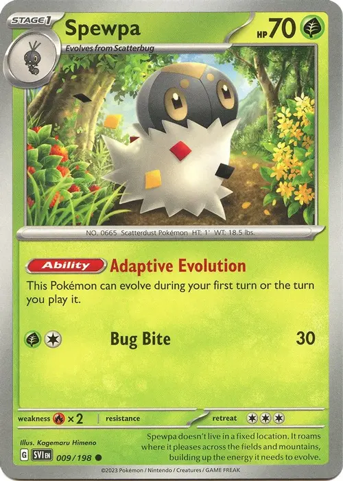 Spewpa card art