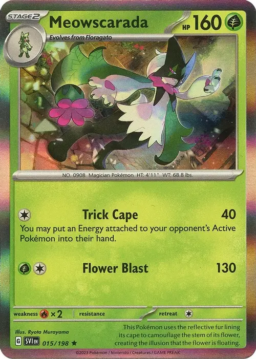 Meowscarada - 015/198 card art