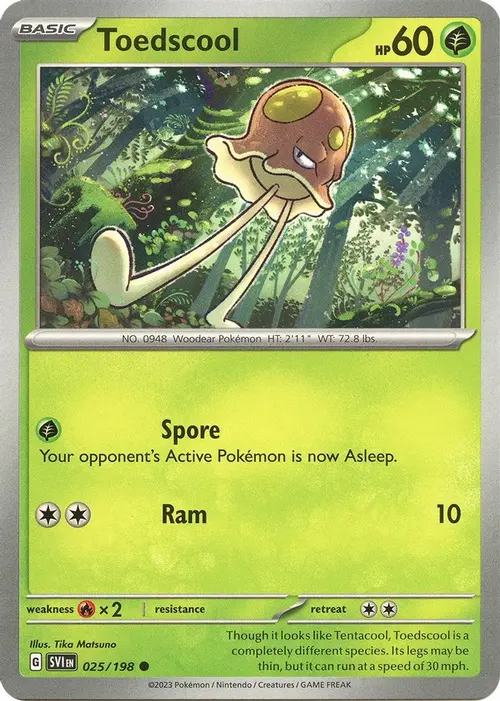 Toedscool - 025/198 card art