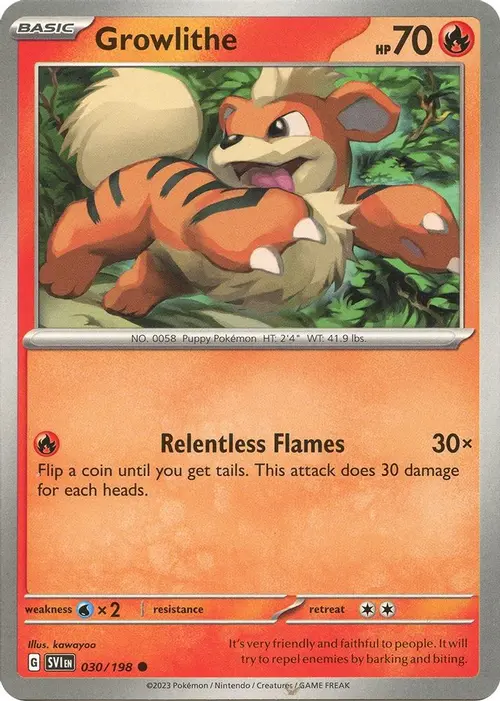 Growlithe - 030/198 card art