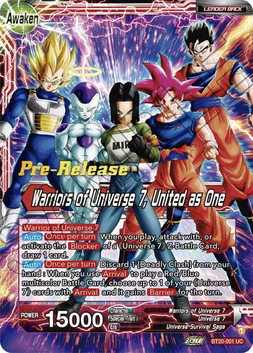 Android 17 // Warriors of Universe 7, United as One card art