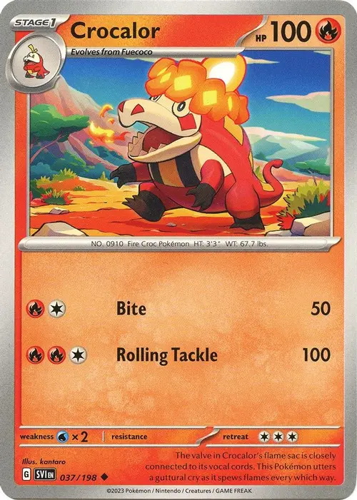 Crocalor card art