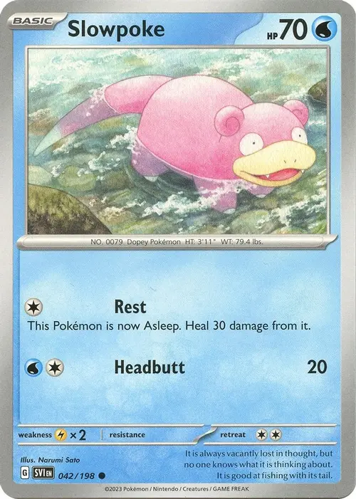 Slowpoke - 042/198 card art