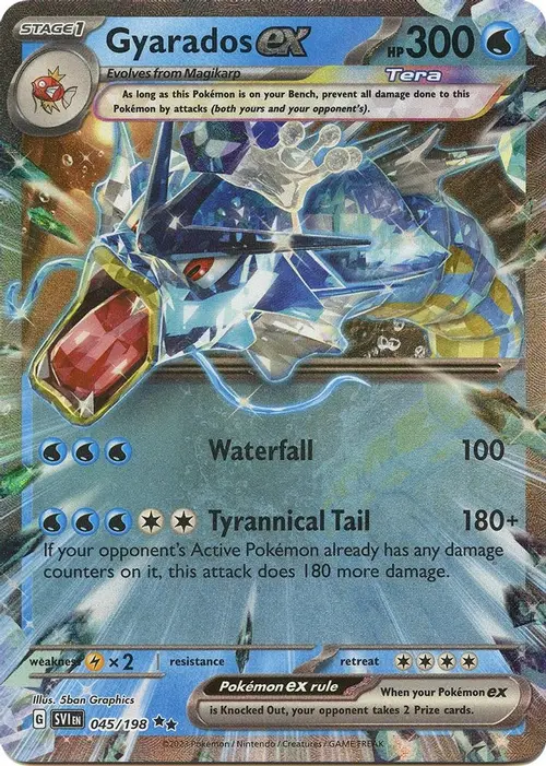 Gyarados ex - 045/198 card art