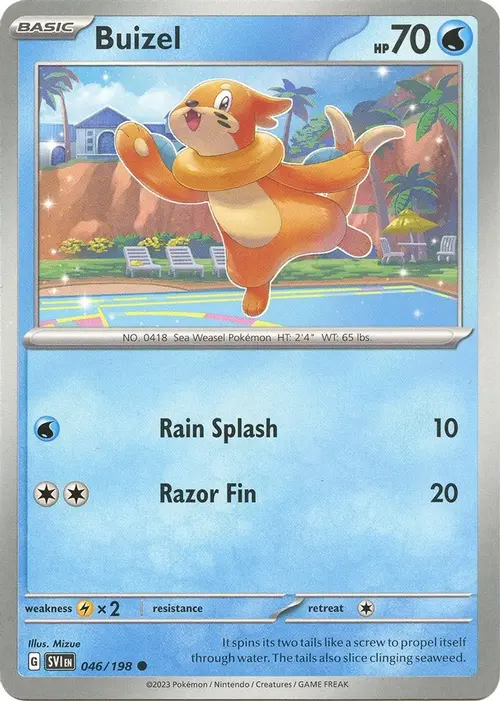 Buizel card art