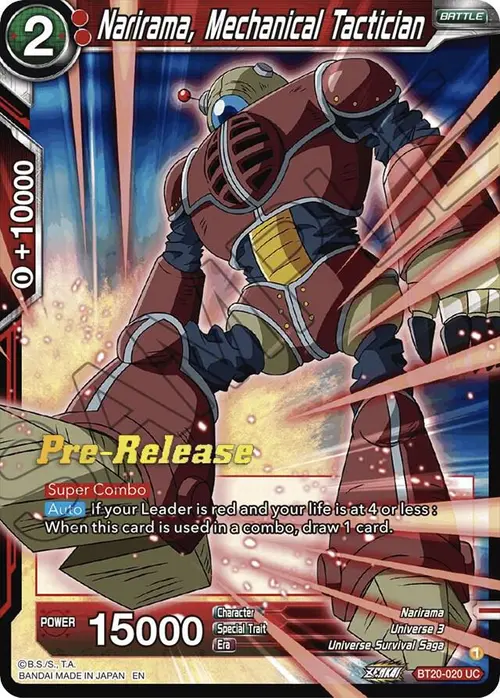 Narirama, Mechanical Tactician card art