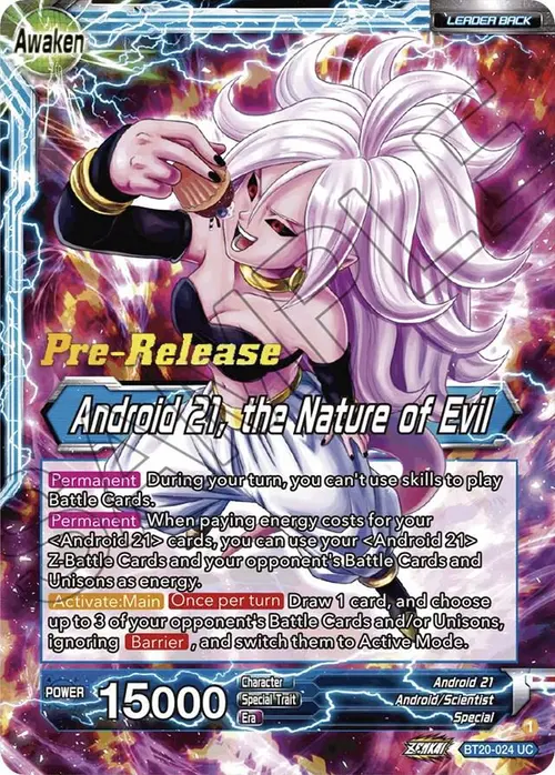 Android 21 // Android 21, the Nature of Evil card art