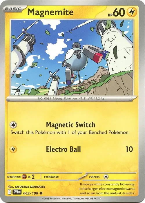 Magnemite card art