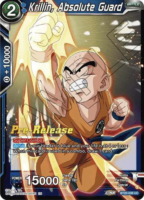 Krillin, Absolute Guard card art