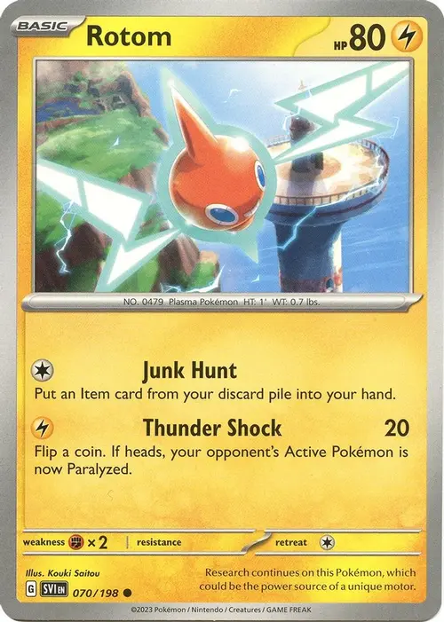 Rotom - 070/198 card art