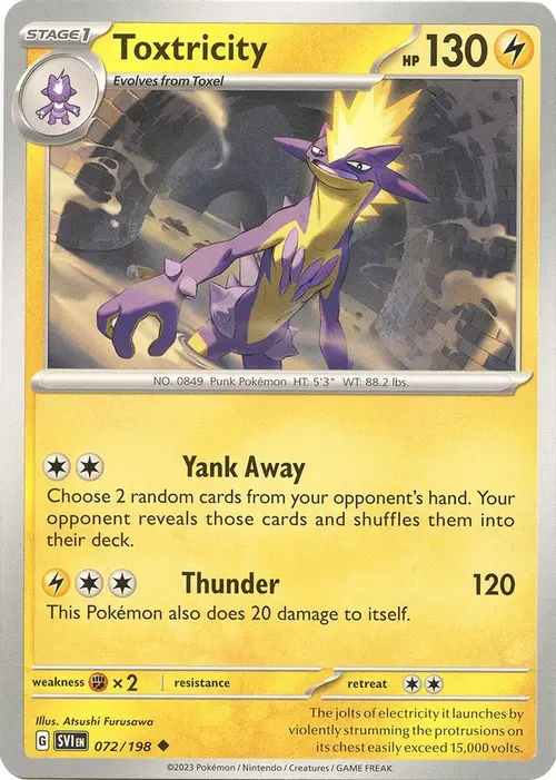 Toxtricity card art