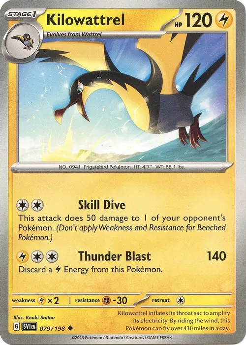 Kilowattrel card art