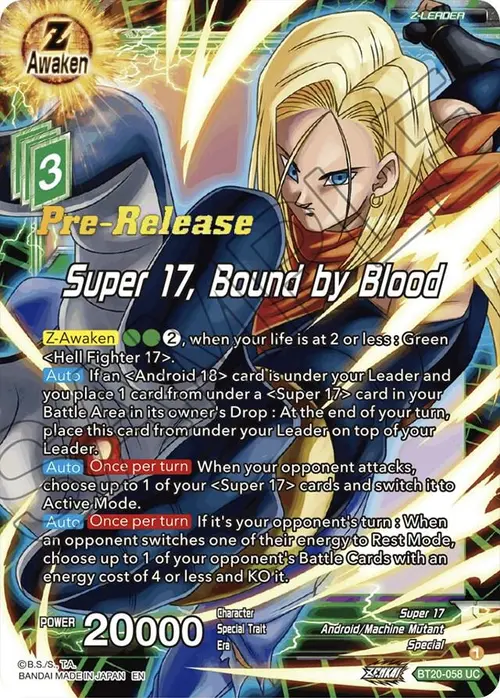 Super 17, Bound by Blood card art