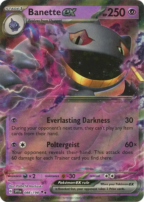 Banette ex - 088/198 card art