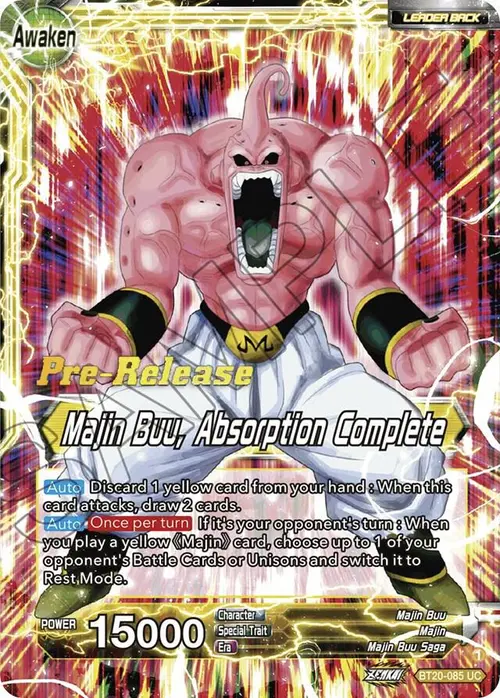 Majin Buu // Majin Buu, Absorption Complete card art