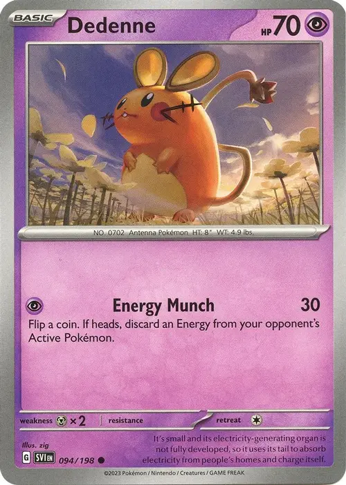Dedenne - 094/198 card art