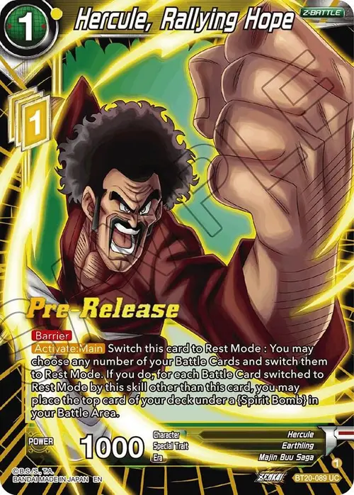 Hercule, Rallying Hope card art