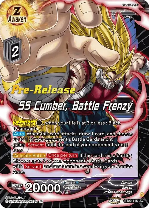SS Cumber, Battle Frenzy card art