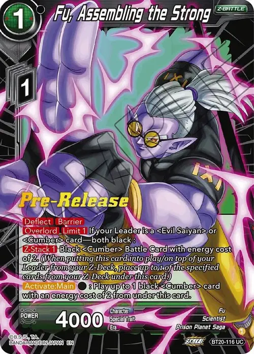 Fu, Assembling the Strong card art