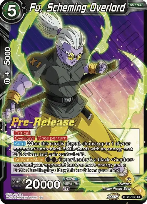 Fu, Scheming Overlord card art