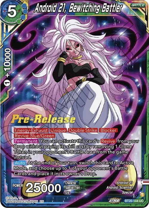 Android 21, Bewitching Battler card art