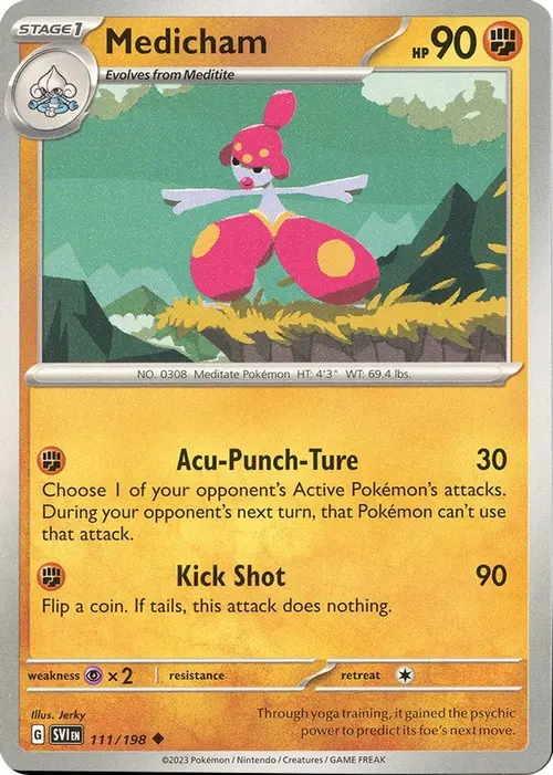 Medicham - 111/198 card art