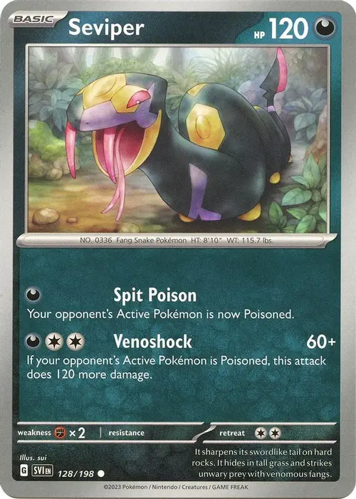 Seviper card art