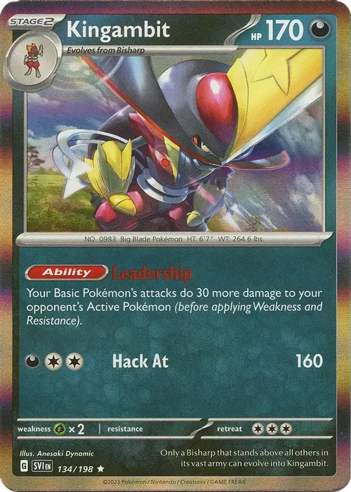 Kingambit - 134/198 card art