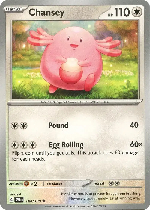 Chansey card art