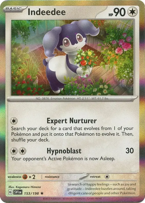Indeedee card art