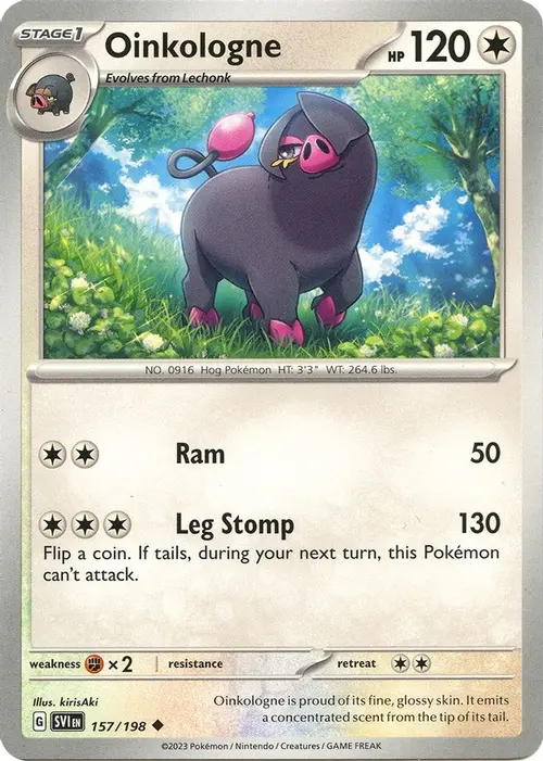 Oinkologne card art