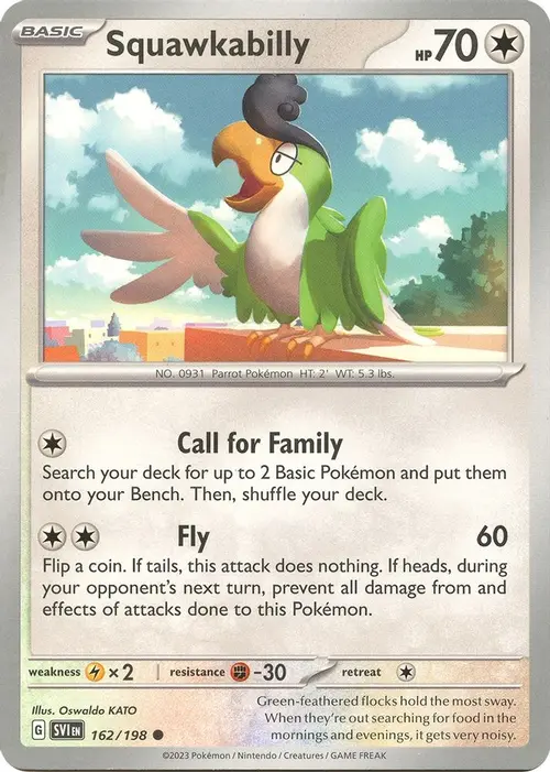 Squawkabilly card art