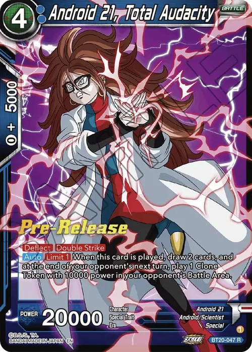 Android 21, Total Audacity card art